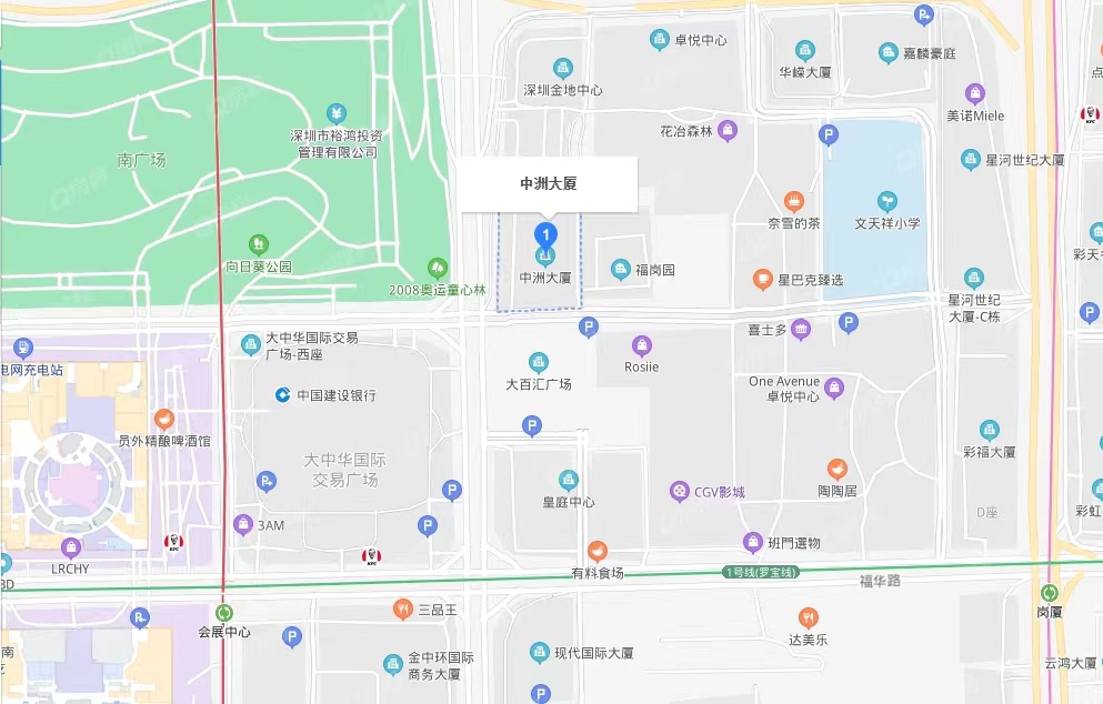 中洲大廈，福崗園二期-均價340元/平